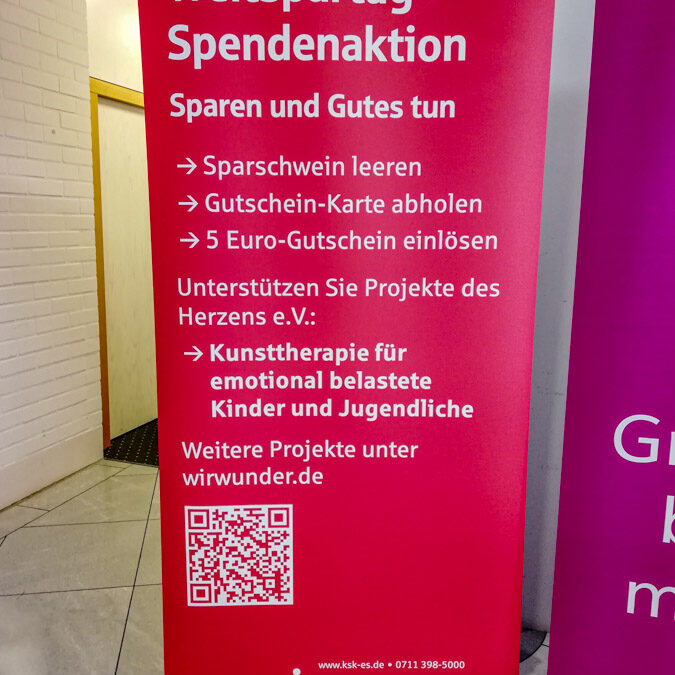 Werbeplakat der Kreissparkasse