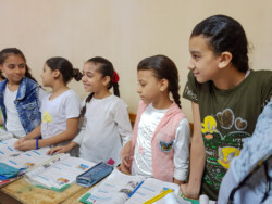 Die Kinder freuen sich über unseren Besuch