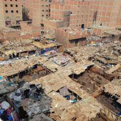 Hier gibt es alles.... Müllviertel von oben