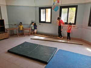 Spärliche Ausstattung Übungsraum 02