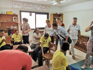 Herzlicher Empfang! Freudige Begrüßung