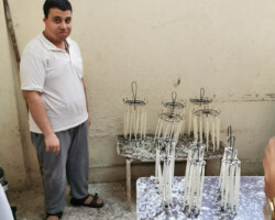 ...oder in der Kerzenzieherei