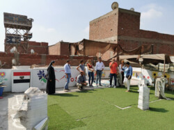 Einziges Grün in der näheren Umgebung Einziges Grün in der näheren Umgebung