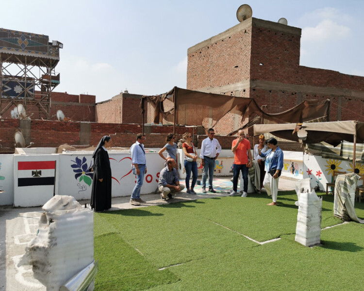 Einziges Grün in der näheren Umgebung Einziges Grün in der näheren Umgebung