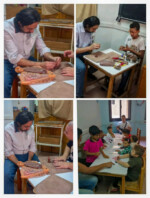 Kinder basteln zusammen