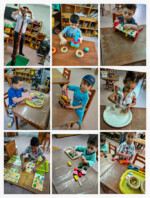 Spielende Kinder im Behindertenzentrum