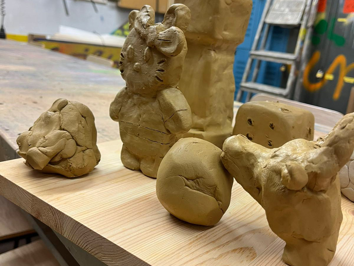 Arbeiten aus Ton